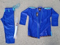 US SHIPPER Jaguar Classic W/ White BeltJiu Jitsu BJJ Gi Uniform IBJJF Compliant