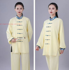 Unisex Tai Chi Suit Morning Exercise Uniform Cotton Kung Fu martial arts Suits