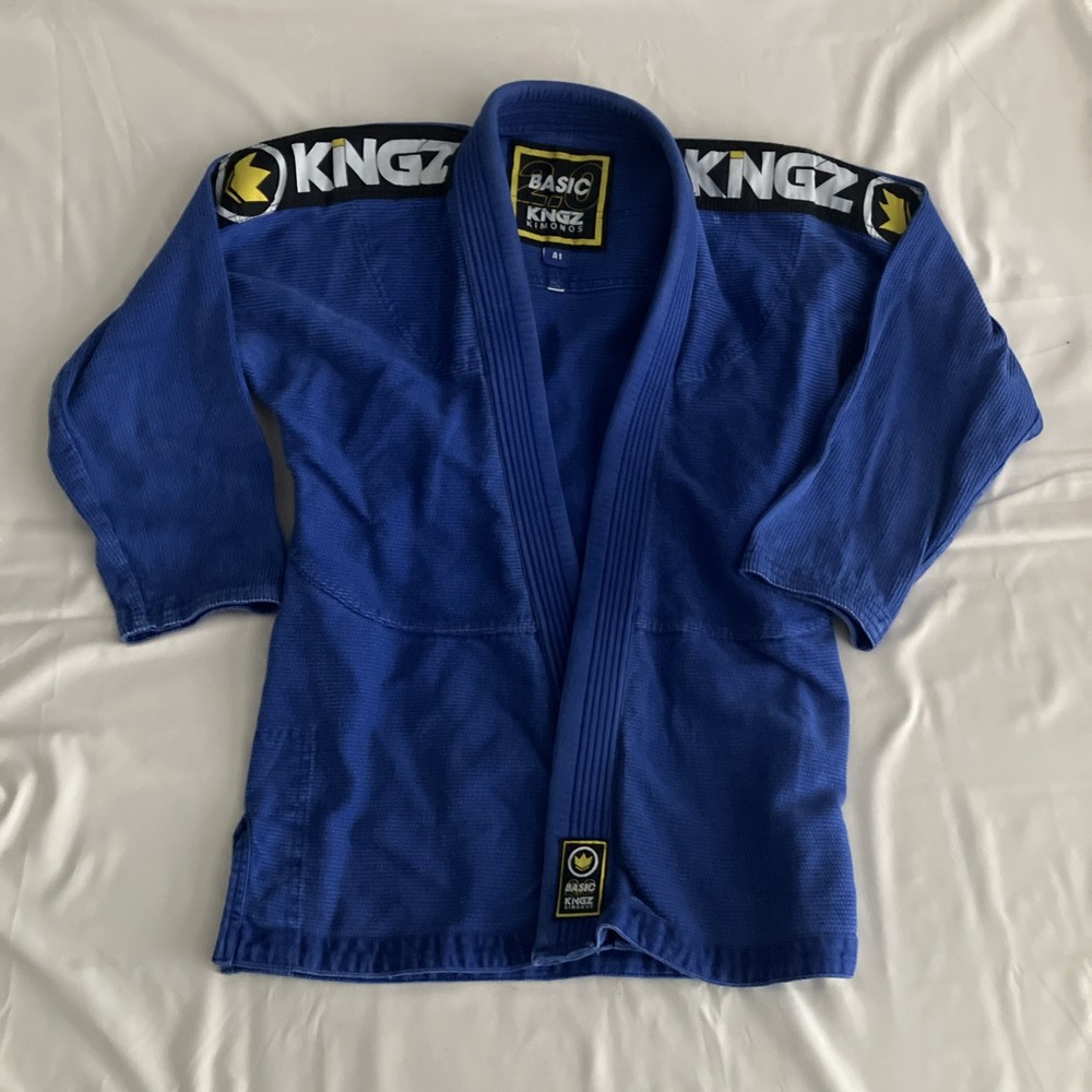 Kingz Kimonos Basic 2.0 BJJ Gi Jacket A1 Blue Brazilian Jiu Jitsu Uniform Top
