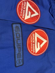 Gracie Barra Atleta Competition Kimono BJJ Jiu-Jitsu Gi Blue Adult Unisex A3