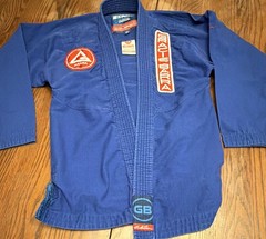 Gracie Barra Equipe GB BJJ Jiu-Jitsu Gi Jacket Y6 Blue