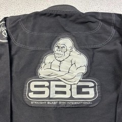 Straight Blast Gym (SBG) Brazilian Jiu-Jitsu GI Black A2 Gorilla MMA