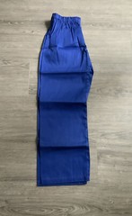 Taekwondo/Karate Blue Pant Cotton/Poly 8-OZ , Size 1 (XS) New