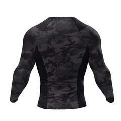 Black Camo No Gi BJJ Jiu Jitsu Rashguard or MMA Shorts Spats Sets For No Gi