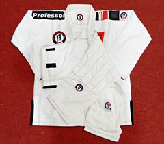 BJJ Gi WHITE Premium Quality Professor Brazilian Jiu Jitsu Pearl Weave Gi A3