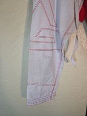 Gracie Barra Equipe Storm White Jiu-Jitsu Gi Pants Only Uniform Size A0 Karate