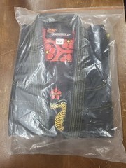 Shoyoroll Gi Black Jiu-Jitsu Kimono Karate Kung Fu Uniform Pants Snake Size A-2