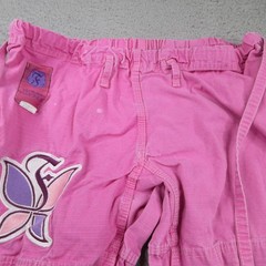 Fenom Kimonos Gi Kimono Size M-3 Pink MMA Jiu Jitsu (Jacket & Pant Only)