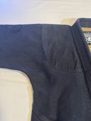 Gold Valiant GI Size A2 Black Jiu-Jitsu Adult Mens Martial Arts Uniform