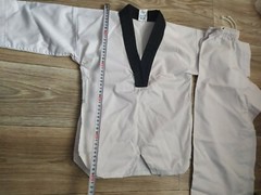 Uniform-Kimano with a neckline WT(Taekwondo)Dobok small for a child3-5years