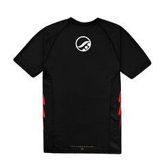 Defcon x Shoyoroll SS Rash Guard Black BJJ Jiu Jitsu MMA Training Gear