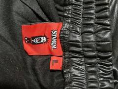 Storm Kimonos Black Polyester BJJ Jiu Jitsu Athletic Pants Mens Large L
