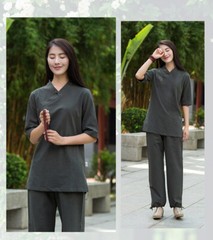 Women Tai Chi Yoga Sets Uniform Top+pant Kung Fu suit Martial Arts Wushu Vintage
