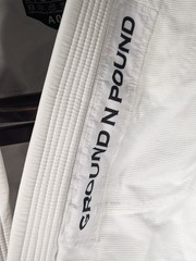 Classic Kimono JIU JITSU GI TOP SIZE A0 WHITE ADULT UNISEX GROUND POUND