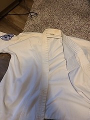 Vintage The World Tae kwondo Karate Uniform Top Martial Arts Size 3/170