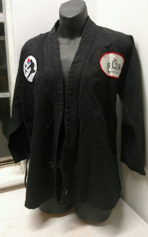 Black Century Karate Uniform Gi Child Size 2 Tae Kwon Do MMA