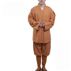 Shaolin Buddhist Monk Meditation Kung Fu Uniform Cotton Suits Temple Tai Chi Set