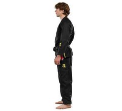 Fuji Ultra Lite Lightweight Mens Brazilian Jiu-Jitsu BJJ Gi – Black w/ Yellow