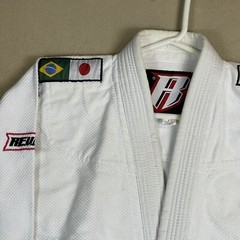 Revgear Gi Top Unisex A1 White Brasil Japanese Flag JiuJitsu Adult