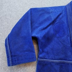 Hayabusa Gold Weave BJJ Jiu Jitsu Gi Jacket Top Youth Y3 Blue 100% Cotton Kimono