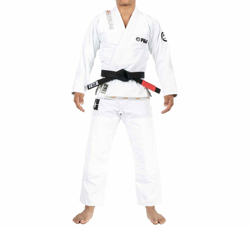 New Fuji Sports Sekai 2.0 „World” Mens Brazilian Jiu-Jitsu BJJ Gi – White