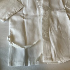 Century Student Uniform Kids Size 00 4-6 White Belt Karate Martial Arts 6 Oz