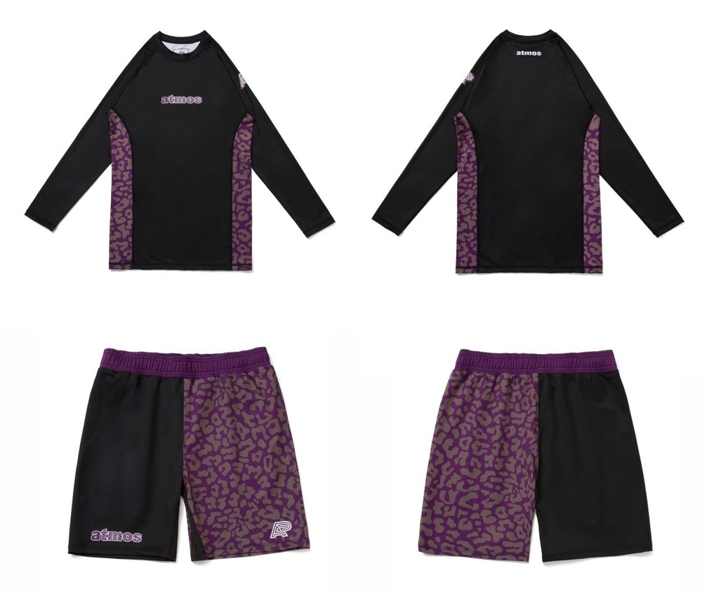Albino and Preto X atmos® Rash Guard LS Loose Short No Gi Kimono BJJ Competitor