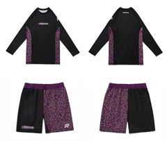 Albino and Preto X atmos® Rash Guard LS Loose Short No Gi Kimono BJJ Competitor