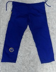 FUJI X ALLIANCE SEKAI BJJ GI BLUE SIZE A2 BOTTOMS PANTS ONLY