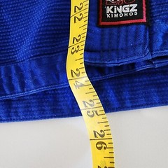 Basic Kingz 2.0 Jiu-Jitsu Uniform Youth M2 Blue Kimono MMA Grappling Martial Art