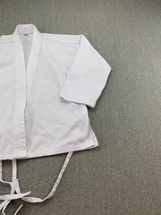 Martial Art Karate 7.5 oz Jacket Only Gi Uniform Light Weight sz 00 Childs White