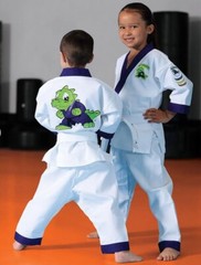 Century Martial Arts Lil Dragon Karate Uniform White Belt Sz 2 (child 10-12)
