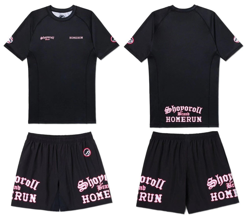HomeRun Training Rash Guard SS DT Shorts SET