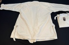 Ronin Mens Competition White Judo Jiu-Jitsu Gi Uniform Jacket &Pants Adult 5/180