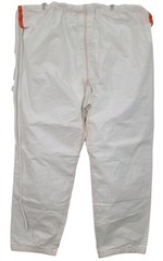 Sanabul Jiu Jitsu Pants Highlights Pro Edition BJJ White Orange Size A4 IBJJF