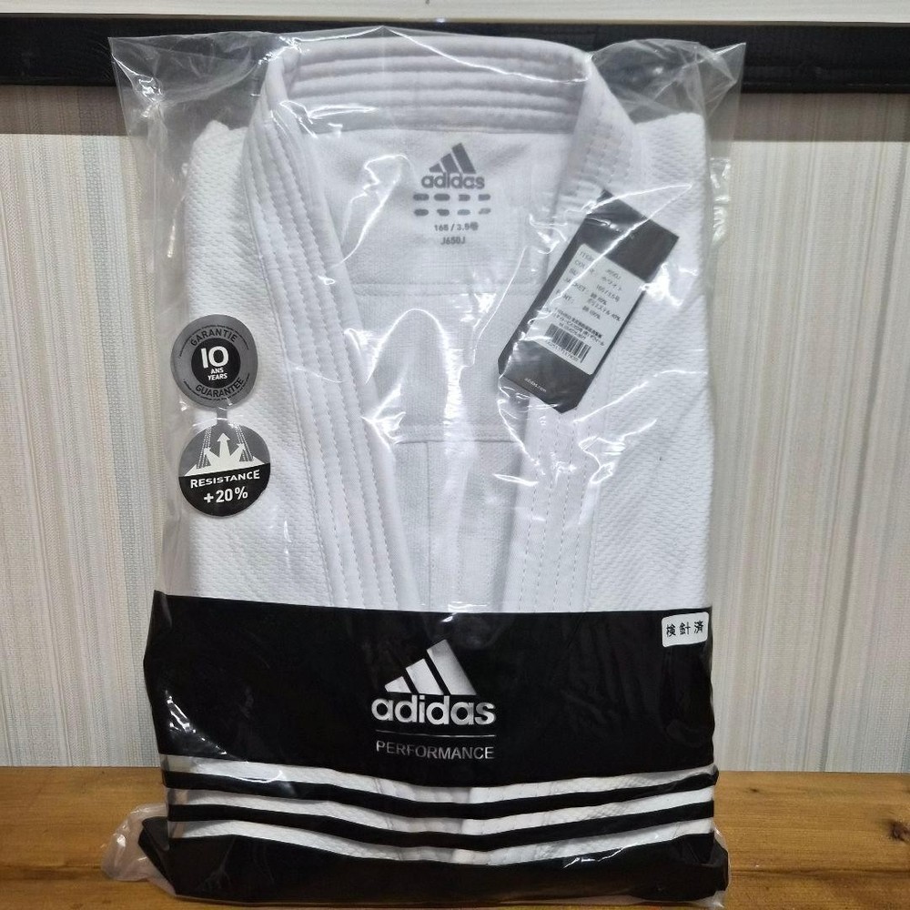 ・ Authentic Adidas Gi 165/3.5 No. White Kids Junior Compatible