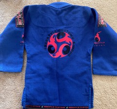 Jiu-Jitsu Freestyle Customs Kimono Blue Jiu Jitsu Gis Size M1