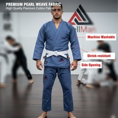Stellman Core Brazilian Jiu Jitsu Gray 350gsm Grappling Fighting Uniform BJJ Gi
