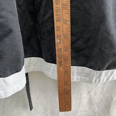 Vintage Taekwondo Martial Arts Karate Black Robe/Jacket W/ Patches