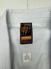 Jaguar Pro Gear Solid White 3 Piece Gi Unisex Adults Size 3 NEW