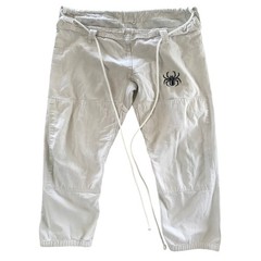 Mens White BJJ Gi Pants Brazilian Jiu-Jitsu Grappling Training Size 42