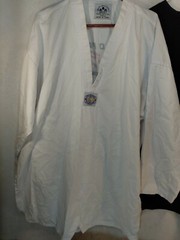 Sz 7 Tae Kwon Do Gi W/ SS Rash Guard All Nwot (CC5)