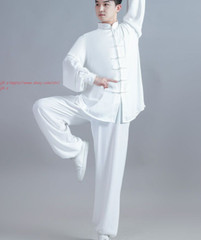Cotton Linen Kung Fu Tai Chi Uniform Unisex Martial Arts Wing Chun Suit Clothing
