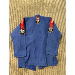 Atama New Light BJJ Kimono Gi Blue Size F3 Brazilian Jiu Jitsu Uniform No Belt