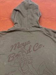 Moya Brand Jiu Jitsu Hoodie Medium Army Green MMA BJJ Rare