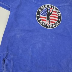 Century American Top Team BJJ Gi Jacket Mens Medium A2 Blue Jiu Jitsu Uniform