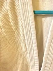 Youth Judo Gi White Cotton Uniform Set Jacket Pants Belt Size 1/150