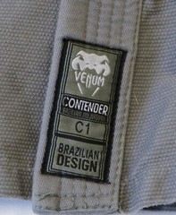 Venum Contender Brazilian Jiu-Jitsu Gi Size C1 Youth Gray Jacket Only BJJ