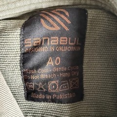 Sanabul Jiu Jitsu Gi Kimono BJJ Size A0 Green Copper Logo