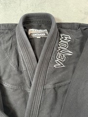 Venum Contender BJJ Gi Jacket Top A1 Small Black 100% Cotton Mens Jiu Jitsu